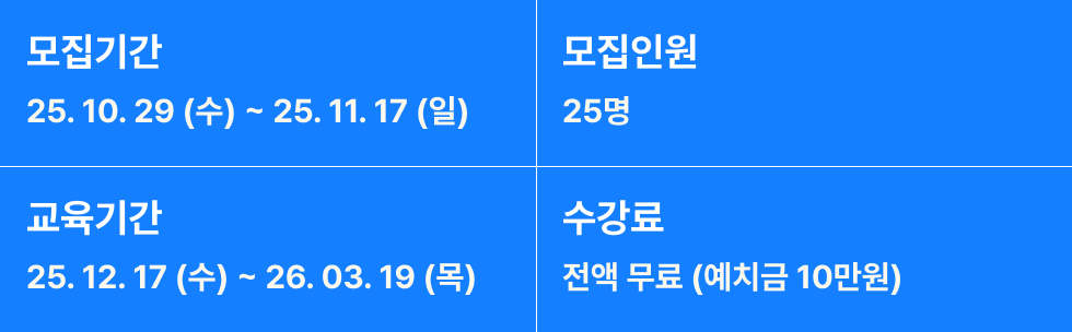 2025 2026 년 하반기 상반기 마케팅 마케터 취업 부트 캠프